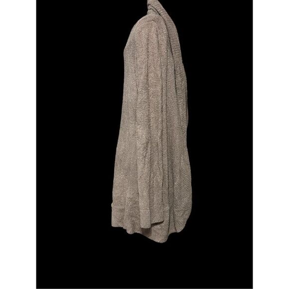 Beautiful Barefoot Dreams Cardigan Cozy Chic Lite gray Soft size medium Great Co - Picture 5 of 14